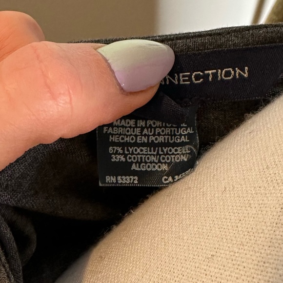 French Connection Grey Wrap Dress Sz. 8 - Picture 4 of 5